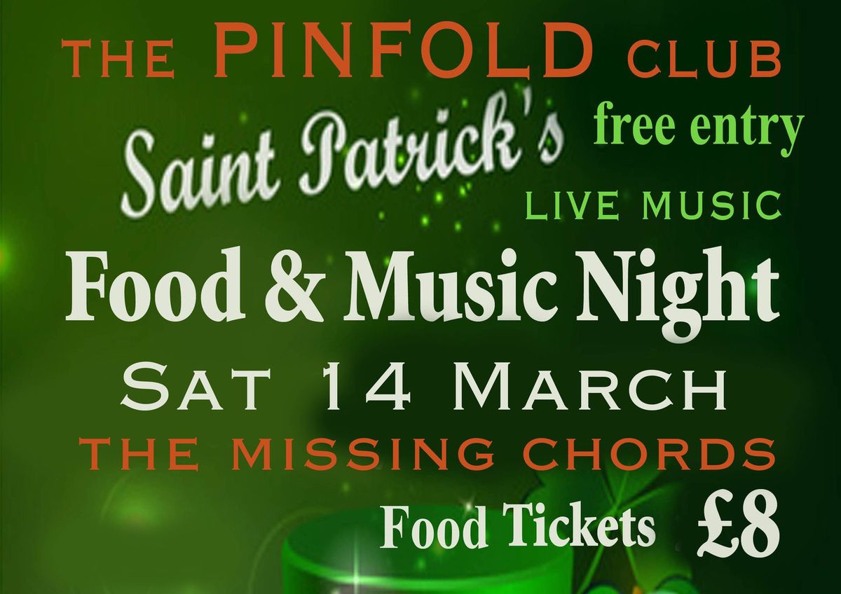 Missing Chords - St Patrick's Night poster